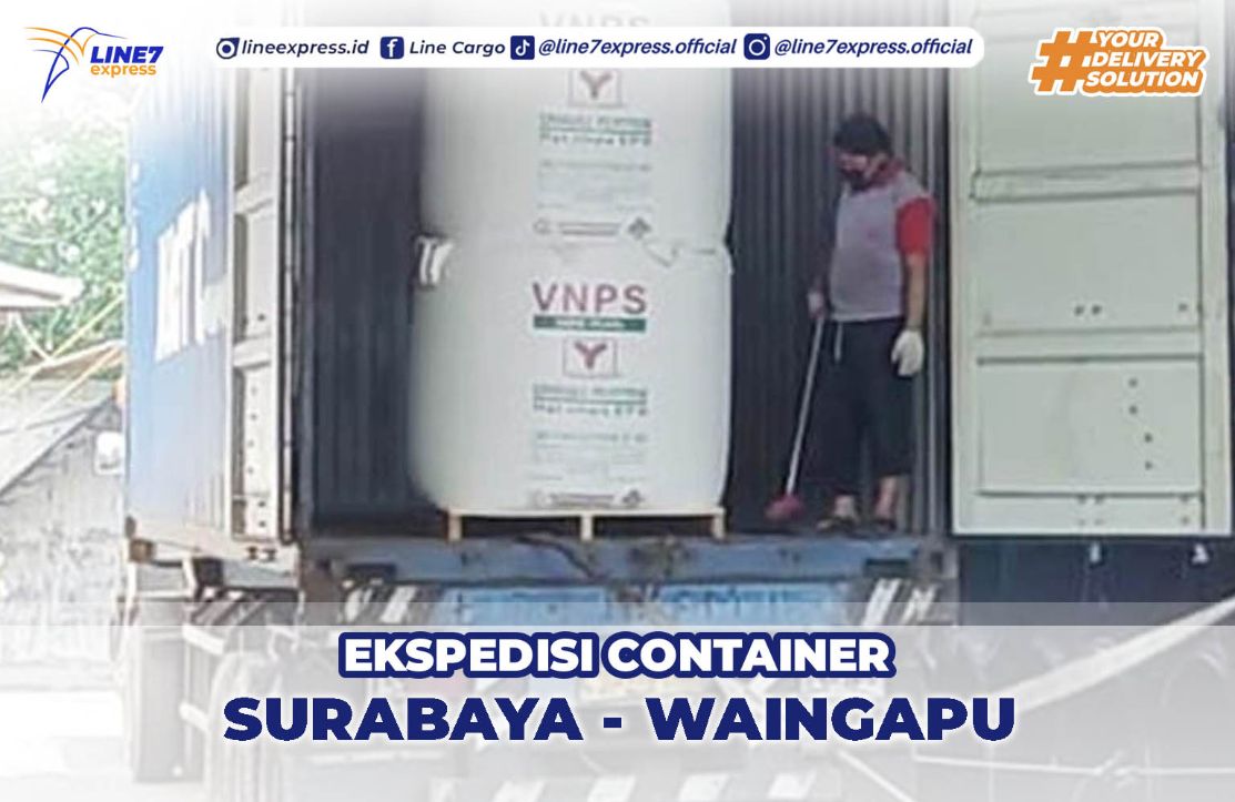 ekspedisi container surabaya waingapu