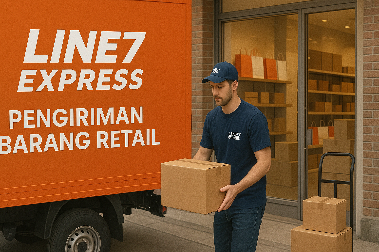 pengiriman barang retail